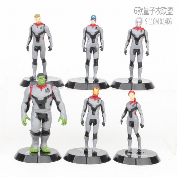 The avengers allianc a set of six Bagged Figure Decoration Model 9-11CM 0.14KG