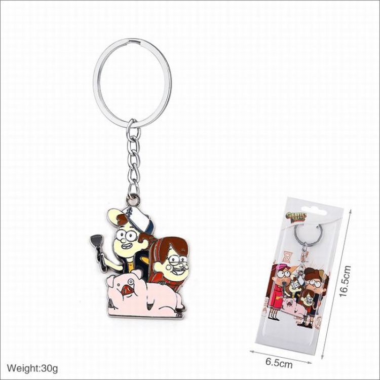 Gravity Falls Keychain pendant 16.5X6.5CM 30G