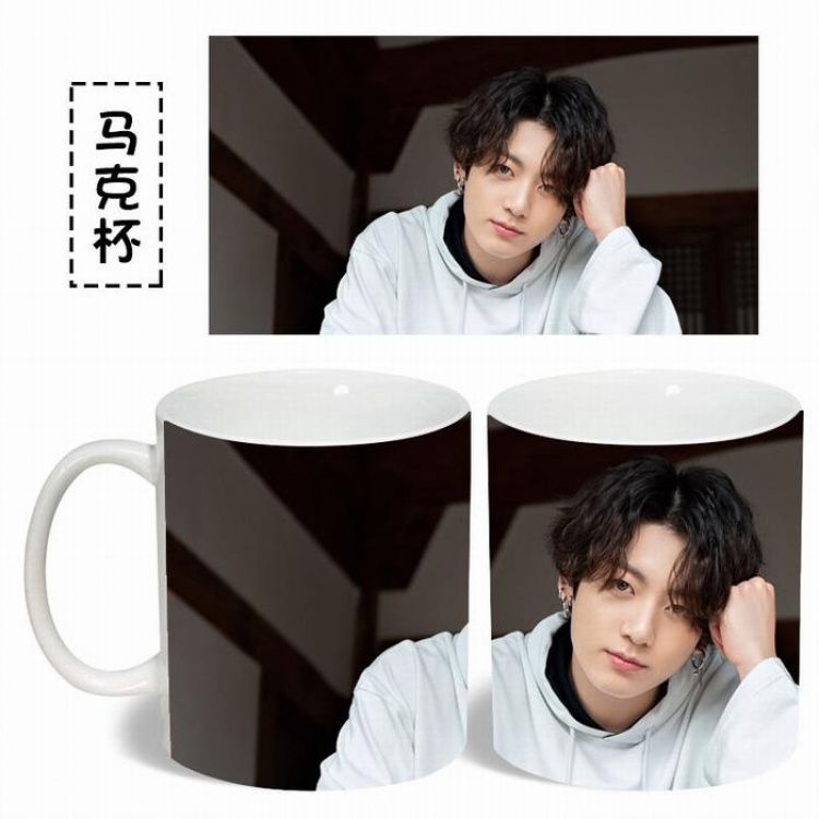 BTS Jung Kook White Water mug color changing cup price for 5 pcs