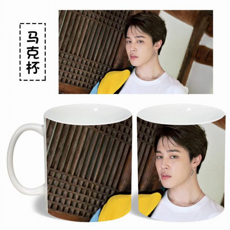 BTS Jimin White Water mug color changing cup