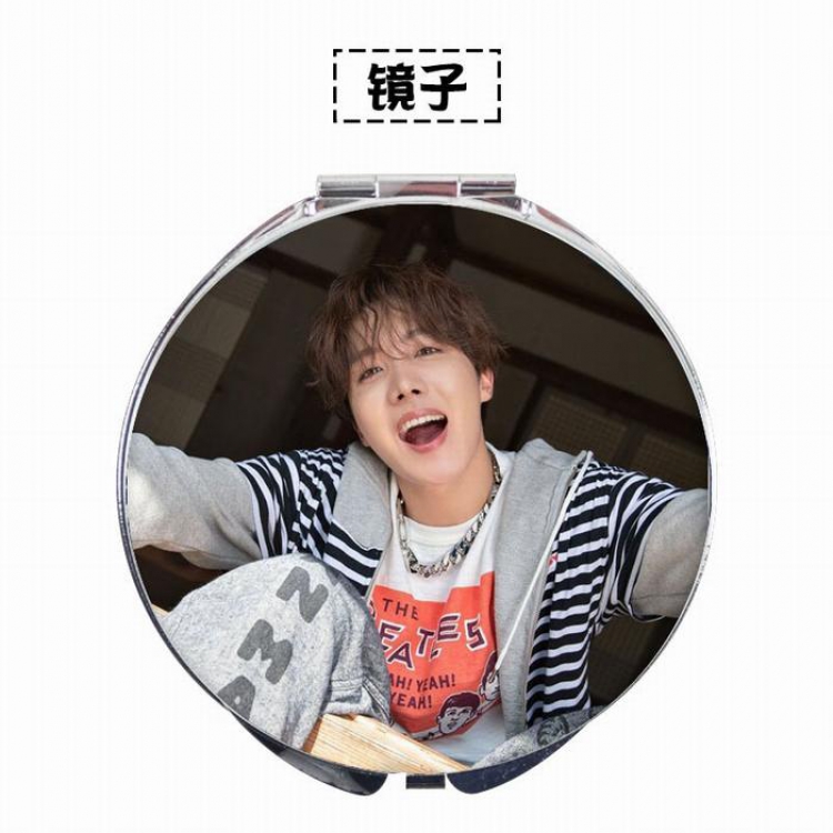 BTS J-hope Mirror makeup mirror Diameter 7CM price for 10 pcs