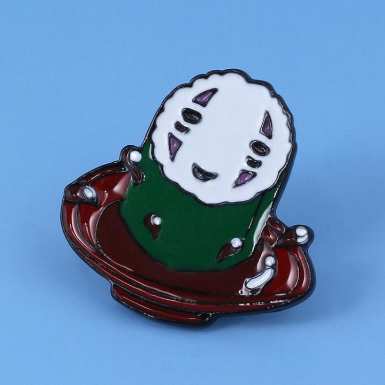 Spirited Away No Face man Cartoon Badge brooch price for 5 pcs