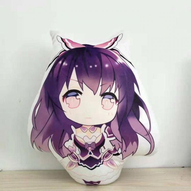 Date A Live Yatogami Tohka Full color plush shaped pillow 45CM 0.5KG