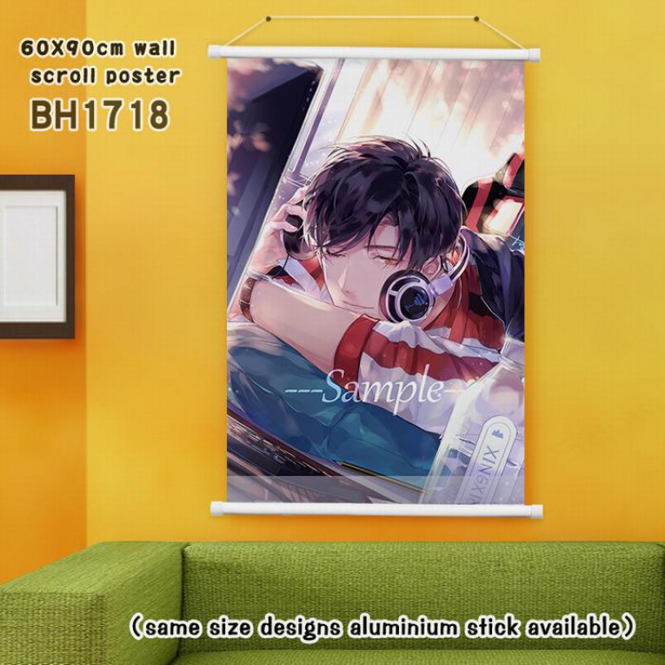 The King’s Avatar White Plastic rod Cloth painting Wall Scroll 40X60CM(Can be customized for a single model)BH1718