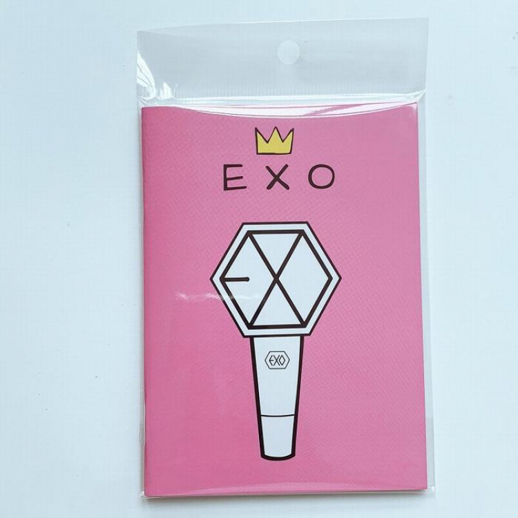 EXO Korean stars around the same paragraph Notebook book 10X14CM 36G price for 5 pcs