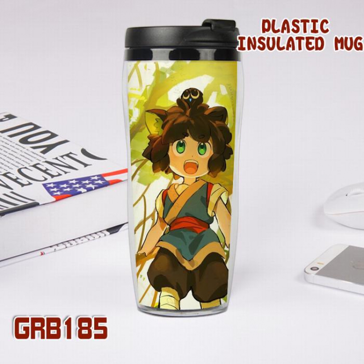 The Legend of LuoXiaohei Starbucks Leakproof Insulation cup Kettle 7.4X18CM 400ML-GRB 185
