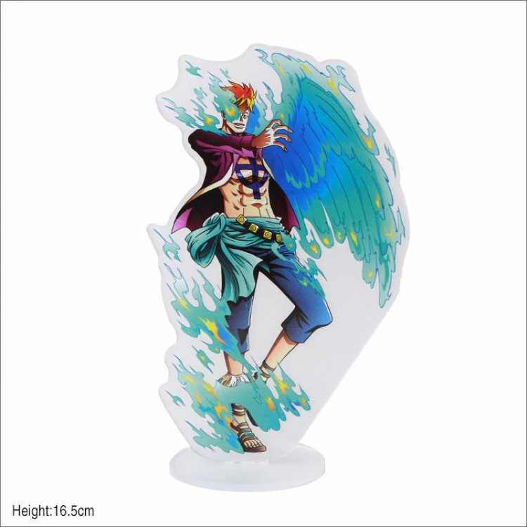 One Piece Marco Acrylic figure licensing ornaments stop sign