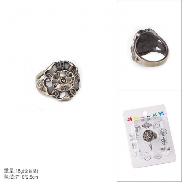Game Of Thrones House Tyrell of Highgarden badge sign Bronze Rings Openwork ring Card loading