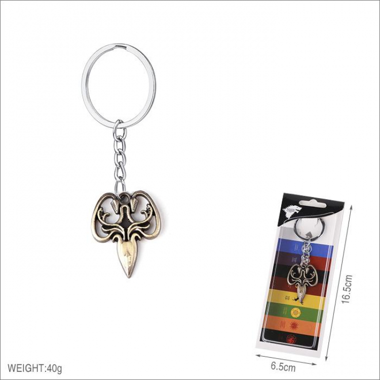 Game Of Thrones Octopus Bronze Keychain pendant price for 5 pcs