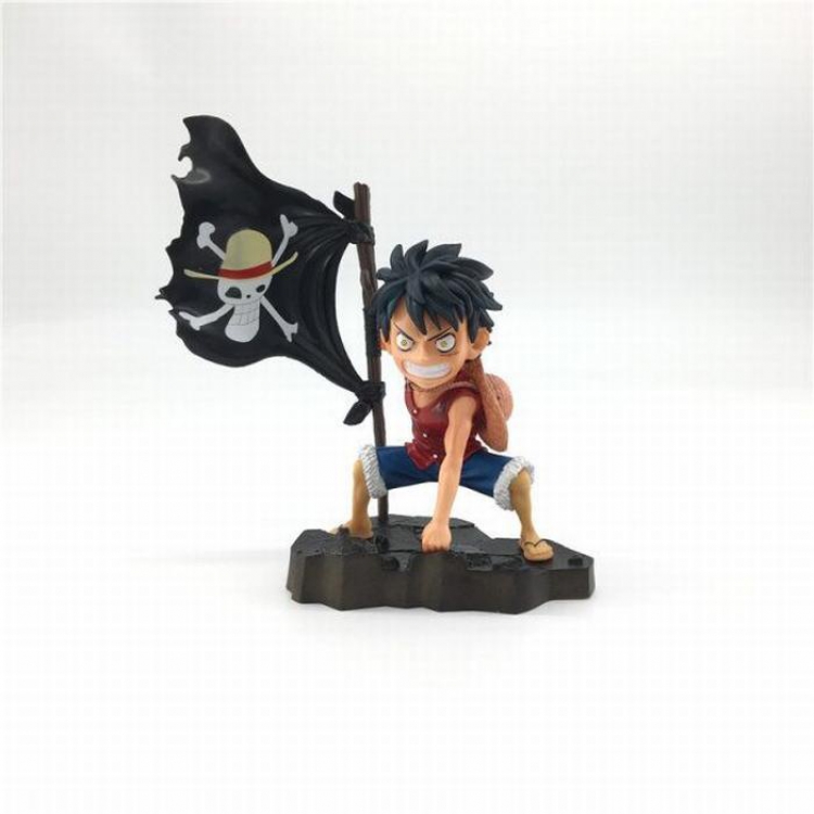 One Piece Luffy red Boxed Figure Decoration Model 17.5CM 148G