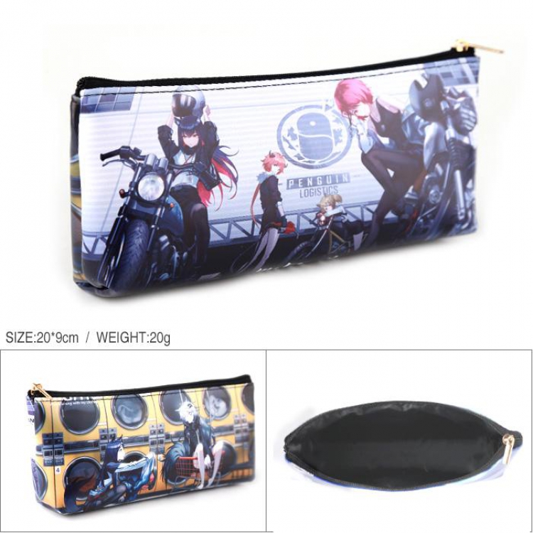 Arknights Full color PU zipper student pencil bag storage bag cosmetic bag