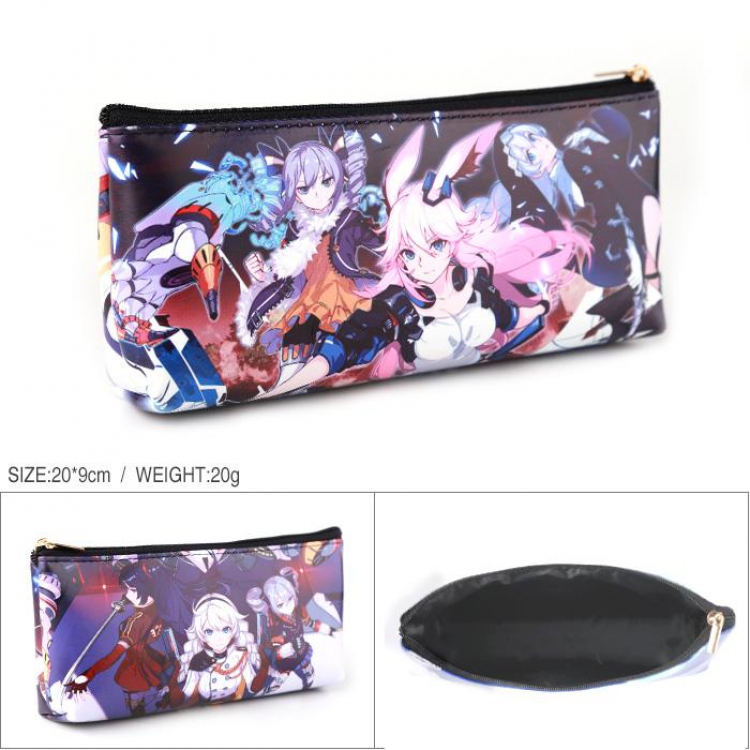 Kuroshitsuji Full color PU zipper student pencil bag storage bag cosmetic bag