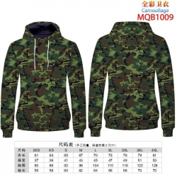 Camouflage Full color zipper h...