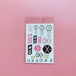 EXO Glitter tattoo stickers 10...