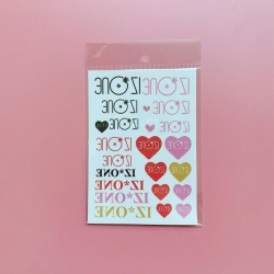 IZONE Glitter tattoo stickers ...