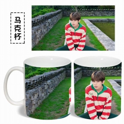 BTS V White Water mug color ch...