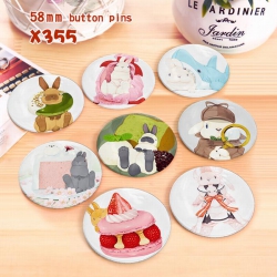 Cute rabbit a set of 8 models ...