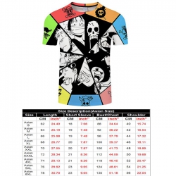 One Piece Full color short sle...