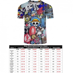 One Piece Full color short sle...