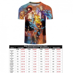 One Piece Full color short sle...