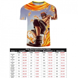 One Piece Full color short sle...