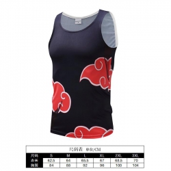 Naruto Cartoon Print Muscle Ve...