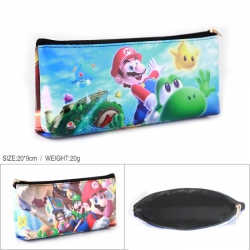 Mario Full color PU zipper stu...