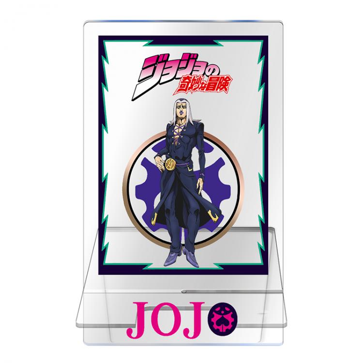 JoJos Bizarre Adventure Transparent acrylic mobile support bracket 13CM Style D