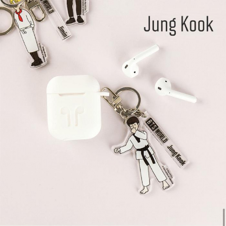 BTS Korean Celebrity JK Acrylic keychain pendant 85CM 约20G price for 5 pcs