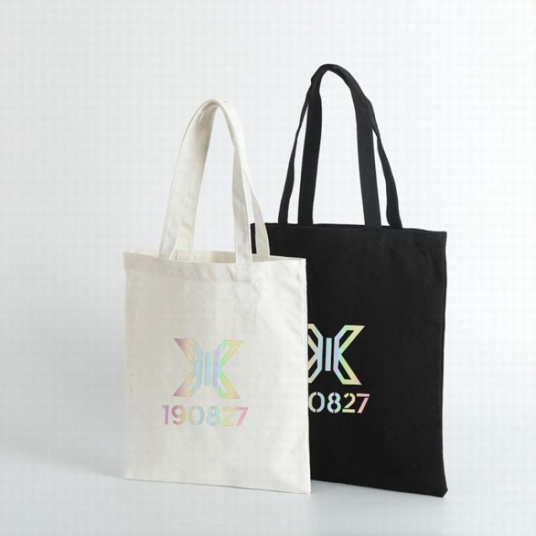 X ONE Around the concert white Canvas shoulder bag storage bag 30X35CM 100G price for 2 pcs Style B