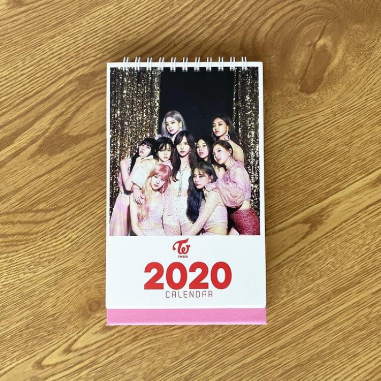 TWICE Desk calendar 11X18.5CM 120G price for 5 pcs