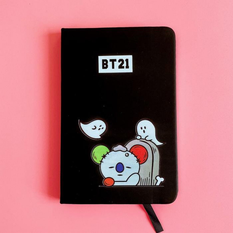 BTS Koala Cartoon shape PU elastic strap notebook diary 9X14CM 105G price for 5 pcs