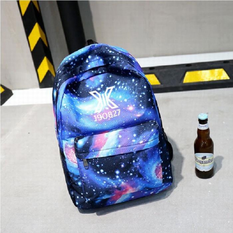 X ONE Around the concert Starry sky blue Backpack bag 45X31X12CM 420G price for 2 pcs