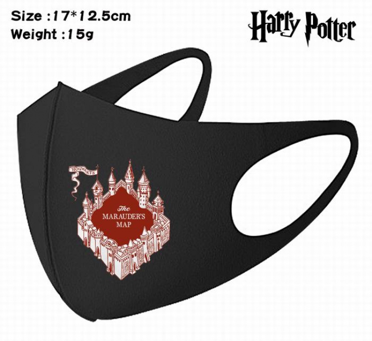 Harry Potter-1A Black Anime color printing windproof dustproof breathable mask price for 5 pcs