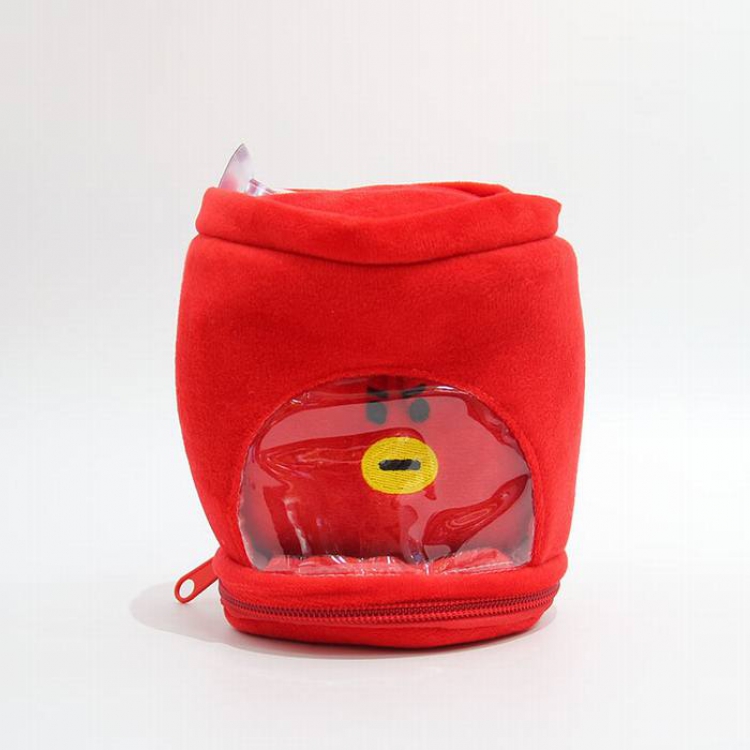 BTS Red  Plush doll paper towel tube 20CM 0.090KG