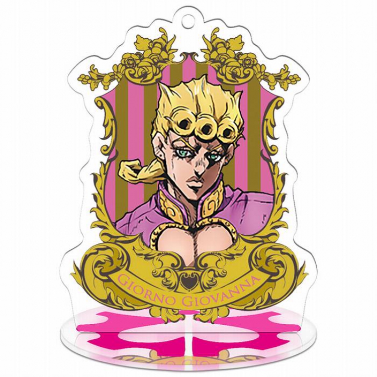 JoJos Bizarre Adventure-5 Q version Small Standing Plates Acrylic keychain pendant 9-10CM