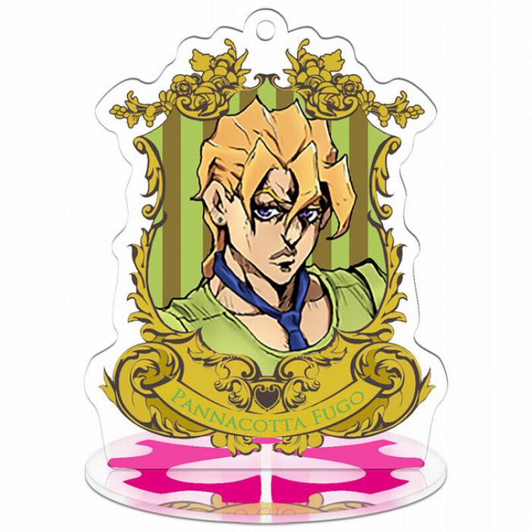 JoJos Bizarre Adventure-2 Q version Small Standing Plates Acrylic keychain pendant 9-10CM