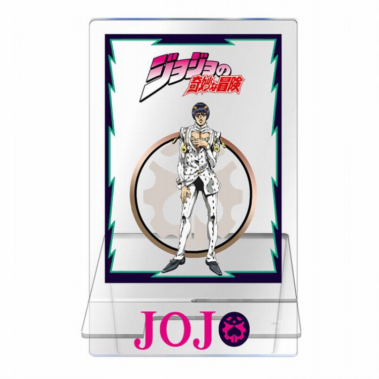 JoJos Bizarre Adventure Transparent acrylic mobile support bracket 13CM Style A