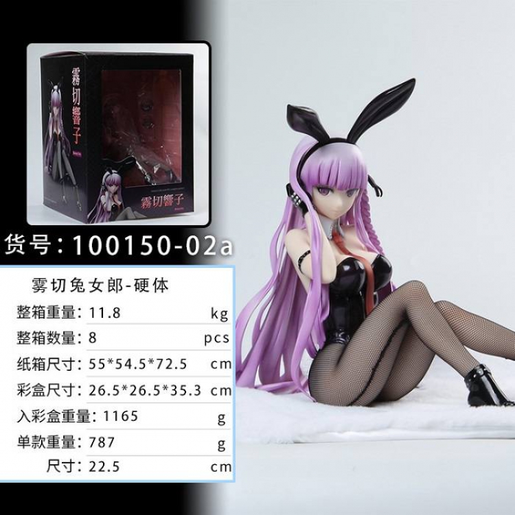 Dangan-Ronpa Kirigiri Kyouko White Rabbit Hardware Sexy beautiful girl Boxed Figure Decoration Model 22.5CM 11.8KG