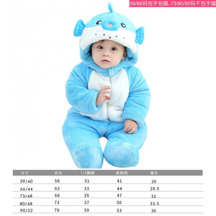 Kingdom of the Oceans-7 Cartoon zipper one-piece pajamas Book three days in advance price for 2 pcs
