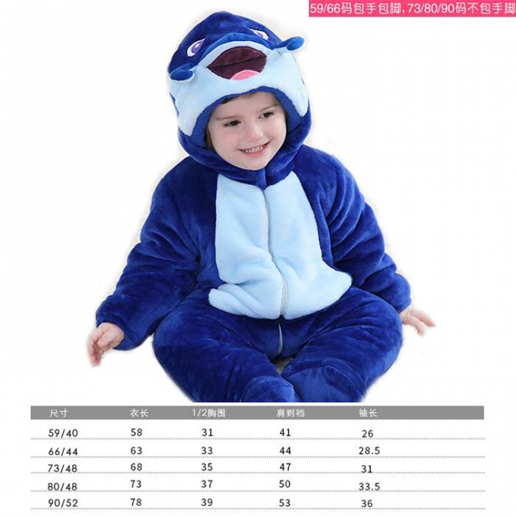 Kingdom of the Oceans-9 Cartoon zipper one-piece pajamas Book three days in advance price for 2 pcs
