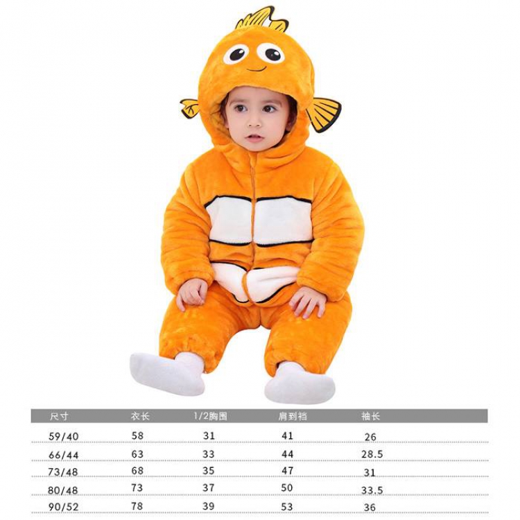 Kingdom of the Oceans-8 Cartoon zipper one-piece pajamas Book three days in advance price for 2 pcs