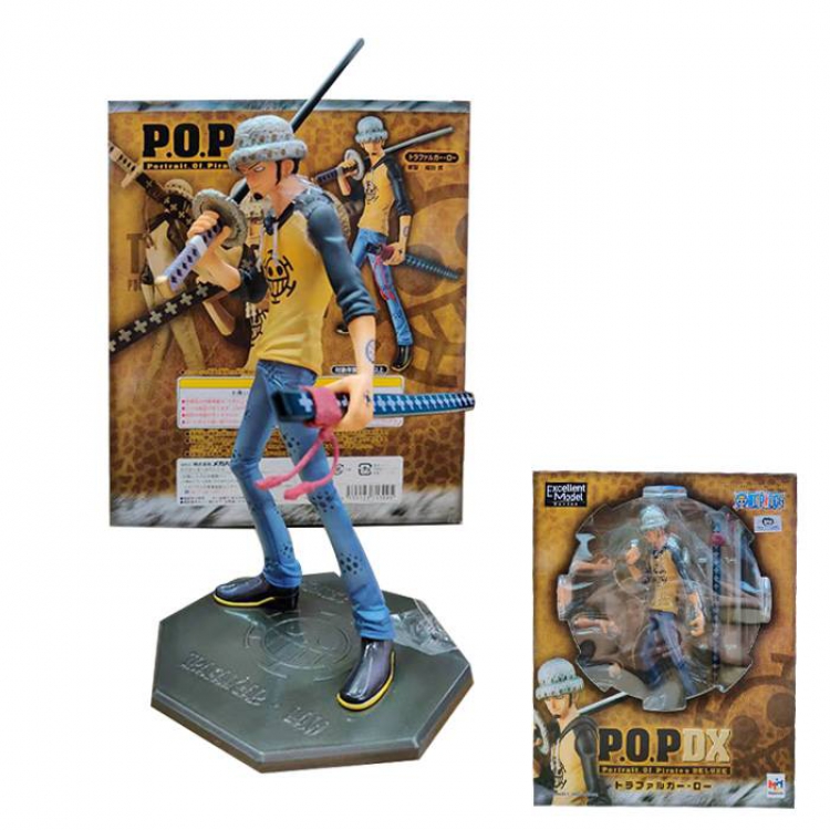 Genuine One Piece POP DX Trafalgar Law Boxed Figure Decoration Model 23CM