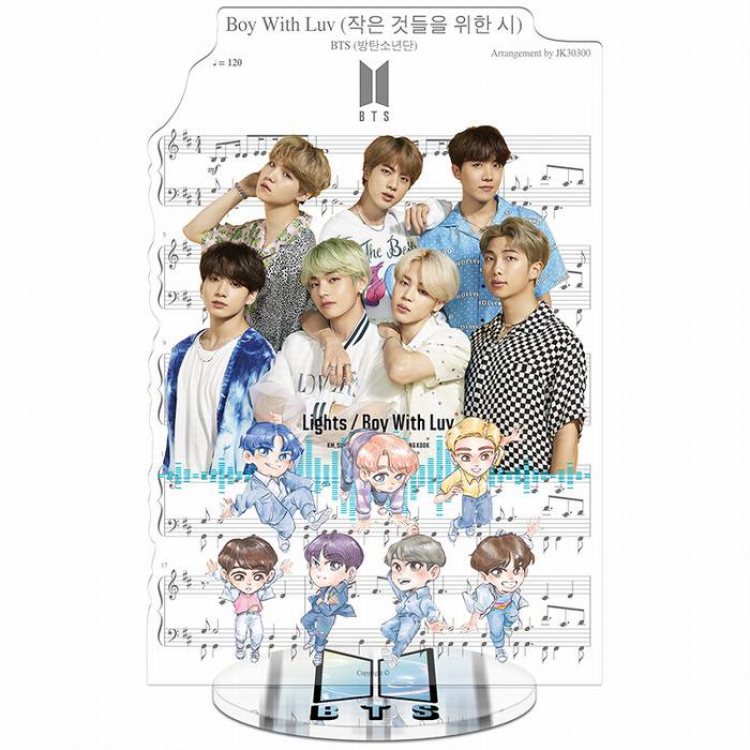 BTS-Boy-with-Luv-1 Acrylic Standing Plates 22CM