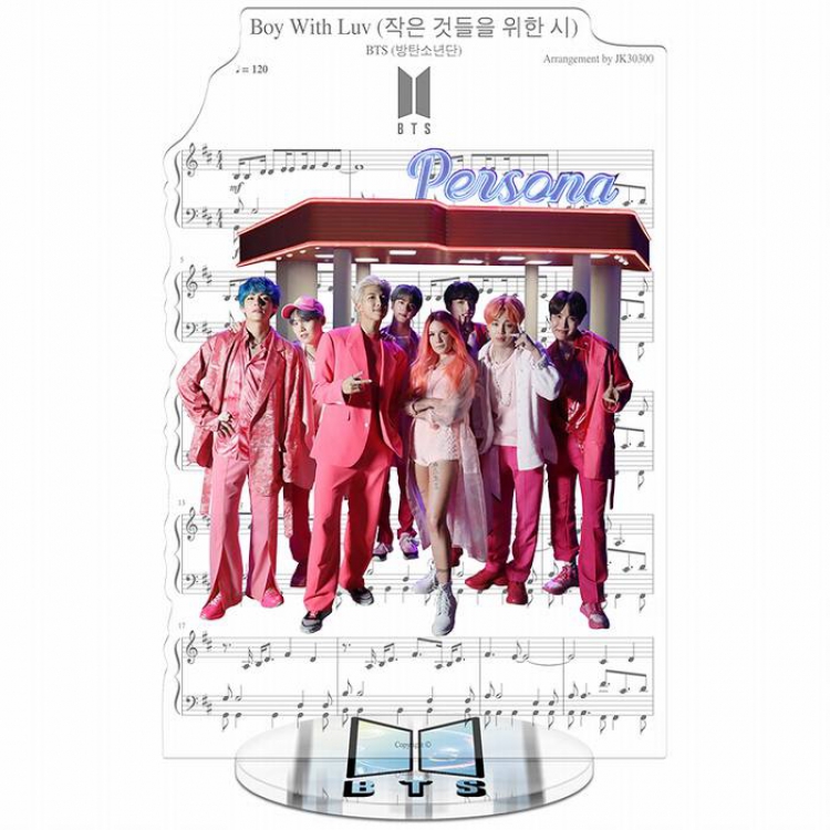 BTS-Boy-with-Luv-3 Acrylic Standing Plates 22CM
