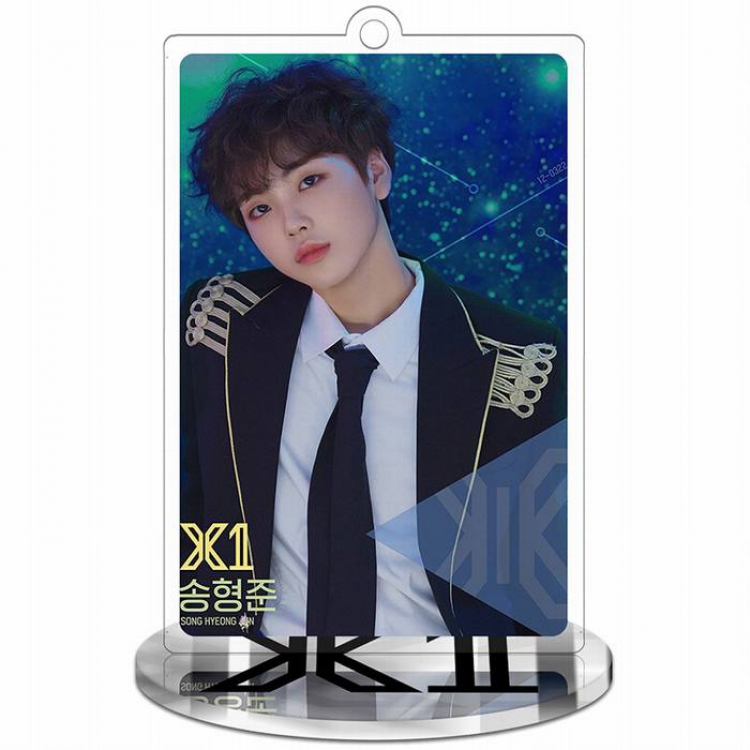 Produce X 101 X1 Song_Hyeong Rectangular Small Standing Plates acrylic keychain pendant 9-10CM