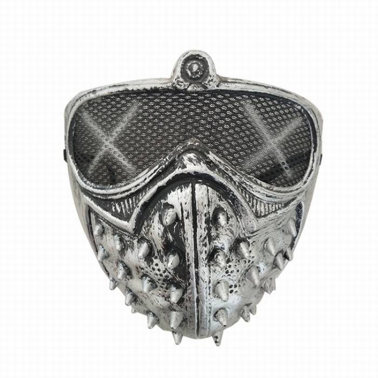 Antique silver Halloween Horror Funny Mask Props 55G 16X19X9CM a set price for 5 pcs