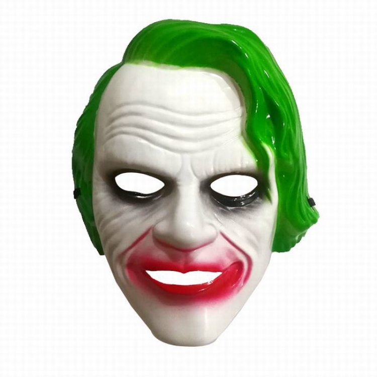 The Dark Knight Mask Green Halloween Mask Prom Props 80G 26X21CM a set price for 5 pcs