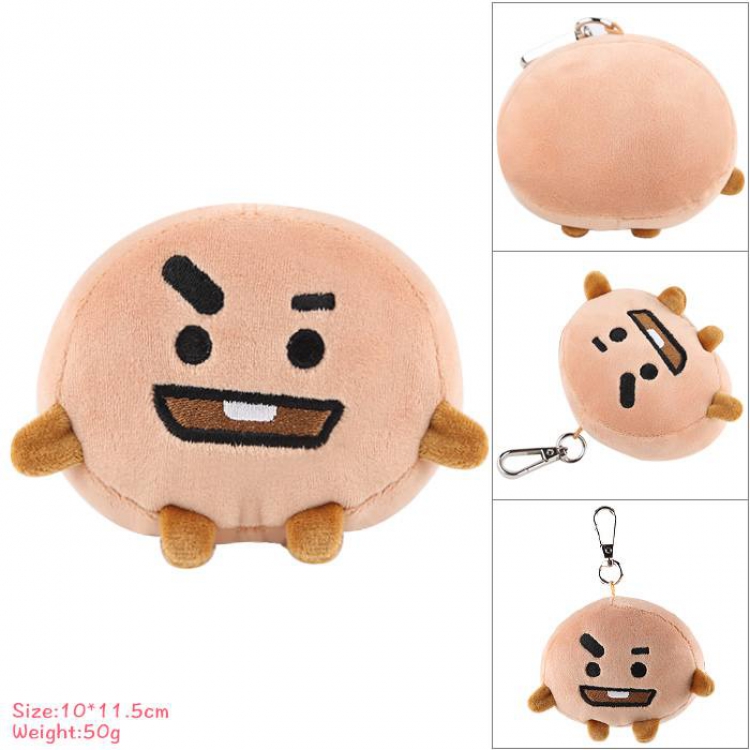 BTS Biscuits Plush doll keychain pendant