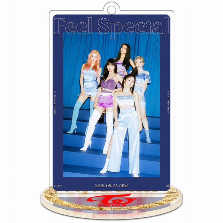 Twice Feel Special-Teaser-3 Rectangular Small Standing Plates acrylic keychain pendant 8-9CM